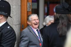 WW2 D Day Veteran Ernest Thorne  Remembrance Day at the Cenotaph Picture: DAVID FERGUSON