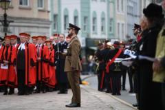 Remembrance Day at the Cenotaph Picture: DAVID FERGUSON