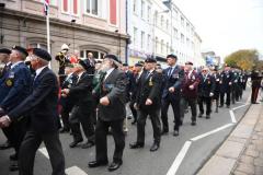 Veterans march pass Remembrance Day at the Cenotaph Picture: DAVID FERGUSON