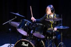 Jersey Festival of the Performing Arts Music Section Eisteddfod 2024  Class 152 B The Ernie Mallett Drum Kit Improvisation Trophy U11 years Kitt Liddiard Picture: JON GUEGAN