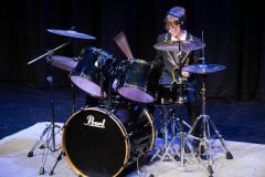 Jersey Festival of the Performing Arts Music Section Eisteddfod 2024  Class 152 B The Ernie Mallett Drum Kit Improvisation Trophy U11 years Harry Steigenberger Picture: JON GUEGAN