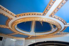 Jersey Opera House renovations. The gold leaf and marbling was applied by Maybank Associates                      Picture: ROB CURRIE