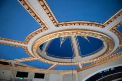 Jersey Opera House renovations. The gold leaf and marbling was applied by Maybank Associates                      Picture: ROB CURRIE