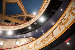 Jersey Opera House renovations. The gold leaf and marbling was applied by Maybank Associates                      Picture: ROB CURRIE