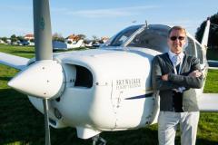 Jersey Aero Club. Lee McConnell, director of ORTAC and SkyWalker Flight Training                       Picture: ROB CURRIE