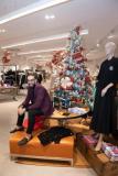 Voisins Christmas displays with visual merchandiser Yhonny Picture: JON GUEGAN