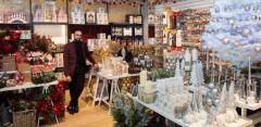 Voisins Christmas displays with visual merchandiser Yhonny Picture: JON GUEGAN