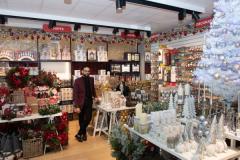 Voisins Christmas displays with visual merchandiser Yhonny Picture: JON GUEGAN