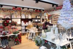 Voisins Christmas displays with visual merchandiser Yhonny Picture: JON GUEGAN