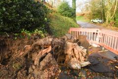 Storm Bert damage to Bouley Bay Picture: DAVID FERGUSON