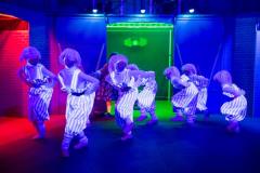 Arts Centre. Dress rehearsal of Charlie and the Chocolate Factory, by Jersey Arts Centre. The Oompa-Loompas                                 Picture: ROB CURRIE