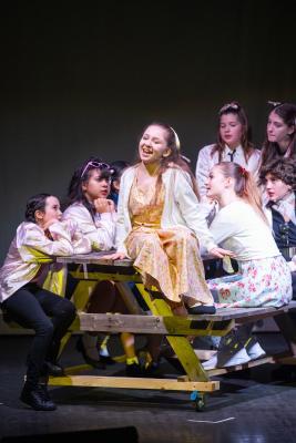 Haute Vallee school production of Grease. Ines Rosa as Sandy Dumbrowski                  Picture: ROB CURRIE