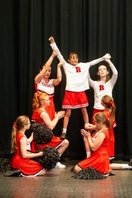 Haute Vallee school production of Grease.                   Picture: ROB CURRIE