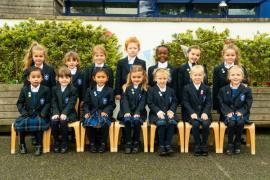Beaulieu reception class of Mrs Jo-Anne Pallot                       Picture: ROB CURRIE