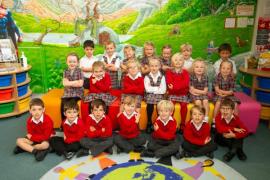 JCP reception class of Mrs Zoe Cartmell                  Picture: ROB CURRIE
