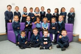 First Tower school reception class of Mrs Jo-Anne Rentsch                    Picture: ROB CURRIE