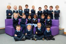 First Tower school reception class of Mrs Sarah Reed                    Picture: ROB CURRIE