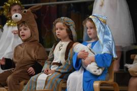Donkey, Joseph and Mary les Landes School Nativity Picture: DAVID FERGUSON