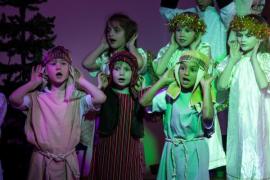 FCJ school KS1 nativity play called Baubles. NO NAMES. Shepherds and angels                               Picture: ROB CURRIE