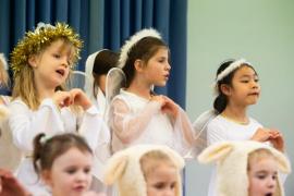 Beaulieu KS1 nativity called a Christmas Service. NO NAMES. Angels                            Picture: ROB CURRIE