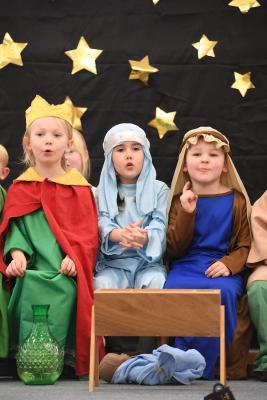 a king plus mary and joseph St Mary's Nativity Picture: DAVID FERGUSON