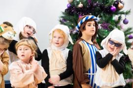 St Saviour's school Key Stage 1 nativity 'Angel Express' The shepherds and sheep Picture: JON GUEGAN