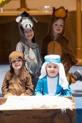 Acrewood nursery nativity ' Miracle in Town' Picture: JON GUEGAN