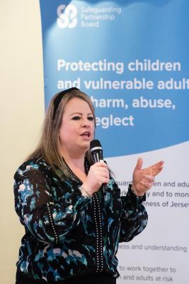 Spot the Red Flags" (domestic abuse) breakfast talk at the Royal Yacht with guest speaker Sharon Livermore MBE Picture: JON GUEGAN