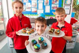 JCP school. Using as many Fairtrade ingredients as possible - such as chocolate, bananas, cocoa powder, honey, syrup and sugar – can you bake some show-stopping cupcakes?

Get baking over the weekend and bring your celebratory cupcakes into school on Monday 11th March!

At 12 noon, Head chef at Longueville Manor - Andrew Baird, Chairman of the Jersey Fairtrade Group and head chef at the Longueville Manor Hotel – Tony Allchurch BEM and Carl Winn – Head of Community & Sustainability for the The Channel Islands Co-operative Society - will be sampling and judging their favourite Fairtrade cupcake – based on appearance, creativity and taste! Winners L>R Imogen (9), George (5) and Adam (6)                           Picture: ROB CURRIE