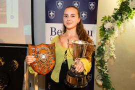 Beaulieu school prize giving at St Mary & St Peter's Church. Hannah Tremeer (15)                  Picture: ROB CURRIE