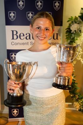 Beaulieu school prize giving at St Mary & St Peter's Church. Izzy Le Cornu (16)                  Picture: ROB CURRIE