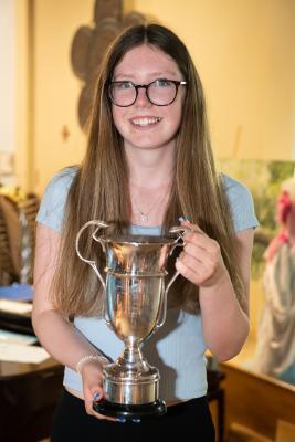Beaulieu school prize giving at St Mary & St Peter's Church. Isla Smith (16)                  Picture: ROB CURRIE