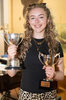 Beaulieu school prize giving at St Mary & St Peter's Church. Ellie Curtis (16)                  Picture: ROB CURRIE