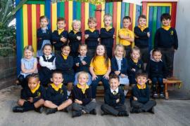 Plat Douet school reception class of Amanda Walker                            Picture: ROB CURRIE