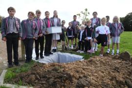 75 th anniversary of St Michaels School Time Capsule Picture: DAVID FERGUSON