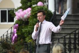 headmaster Henry Marshall 75 th anniversary of St Michaels School Time Capsule Picture: DAVID FERGUSON