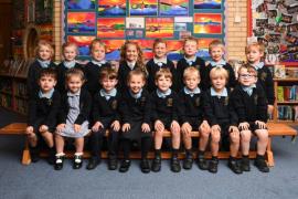 Les Landes school Reception Class Mrs Ali Courtness Picture: DAVID FERGUSON