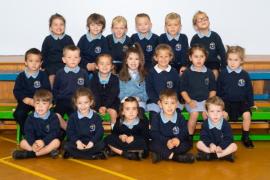 Reception Samares school Miss Cross' class Picture: JON GUEGAN