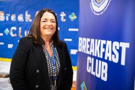 Grainville school new breakfast club. Christine van der Niet
Assistant Education Welfare Officer, Grainville school                                         Picture: ROB CURRIE