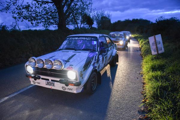 ROZEL Night Stage start line Jersey Rally Picture: DAVID FERGUSON