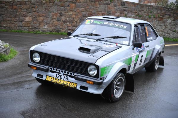 St Ouen Mt Huelin  David Oliveira and Victor Nobrega Escort MK2 Jersey Rally Picture: DAVID FERGUSON