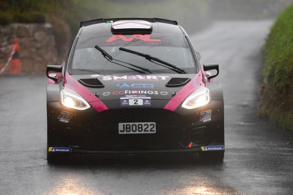 St Ouen Stage Sam Touzel and Max Freeman Fiesta Rally 2 Jersey Rally Picture: DAVID FERGUSON