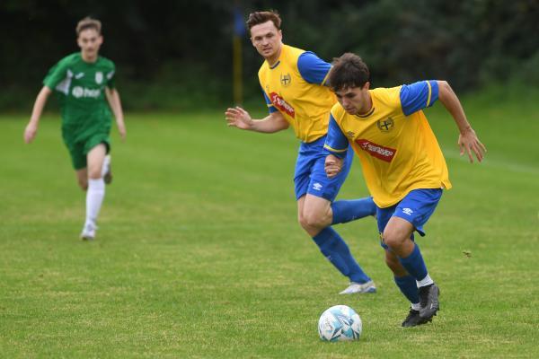 St Ouen's Simgo Oliviera FOOTBALL St Oiuen v St Lawrence Picture: DAVID FERGUSON