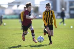 St Georges' Charlie Bore on the charge Primary Schools Cup Football St Georges v VCP Picture: DAVID FERGUSON