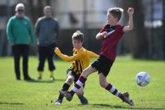 VCP's Harrison Rogers and St Georges Oscar Daley Primary Schools Cup Football St Georges v VCP Picture: DAVID FERGUSON