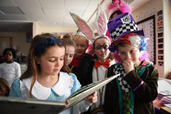 World Book Day at D'Auvergne School year 3  Picture: DAVID FERGUSON