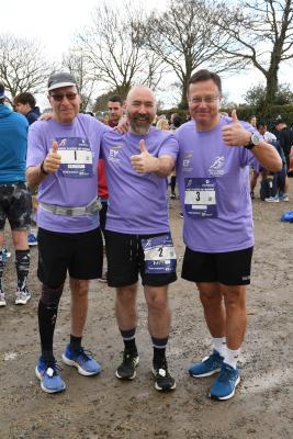 Peter James (left), Robin Smith (right)Hospice to Hospice Run Picture: DAVID FERGUSON