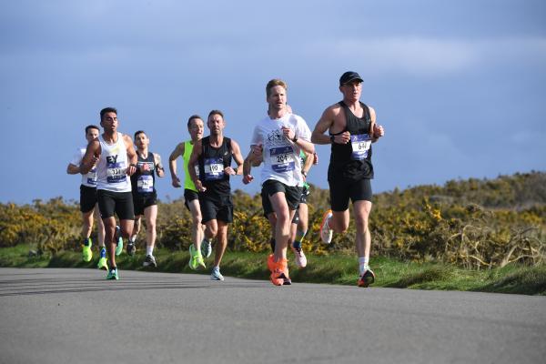 Folllowing group at Les Landes Hospice to Hospice Run Picture: DAVID FERGUSON