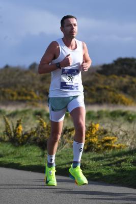 No 2 runner at Les Landes Hospice to Hospice Run Picture: DAVID FERGUSON