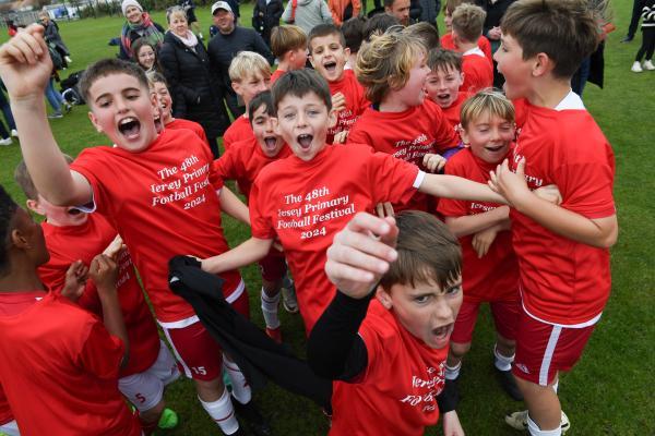 Jersey Primary Schools Football tournament at FB Fields Picture: DAVID FERGUSON